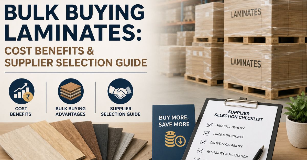 Bulk Buying Laminates: Cost Benefits & Supplier Selection Guide